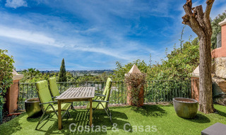 Spacious raised garden apartment with panoramic sea views for sale in Benahavis - Marbella 780219 