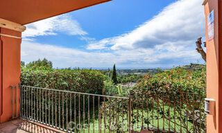 Spacious raised garden apartment with panoramic sea views for sale in Benahavis - Marbella 780220 