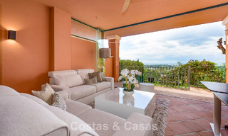 Spacious raised garden apartment with panoramic sea views for sale in Benahavis - Marbella 780223 