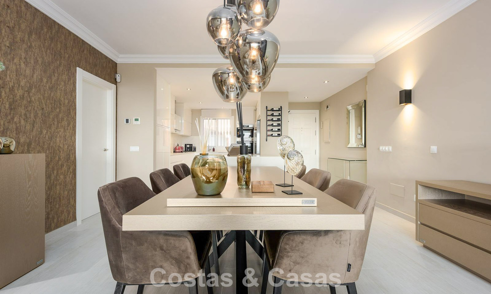 Spacious raised garden apartment with panoramic sea views for sale in Benahavis - Marbella 780228