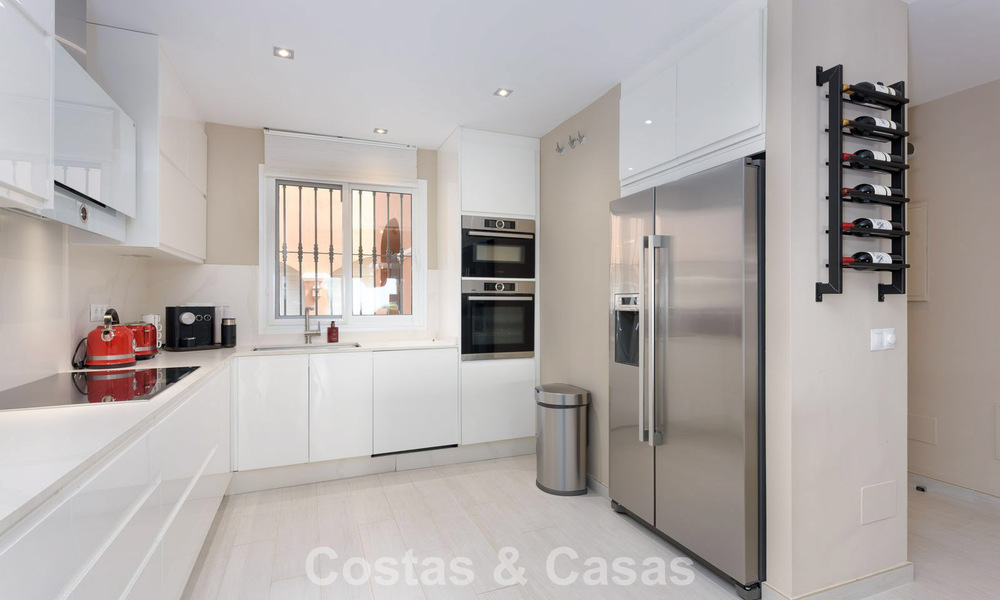 Spacious raised garden apartment with panoramic sea views for sale in Benahavis - Marbella 780234