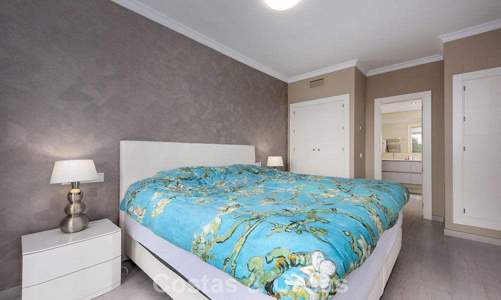 Spacious raised garden apartment with panoramic sea views for sale in Benahavis - Marbella 780235