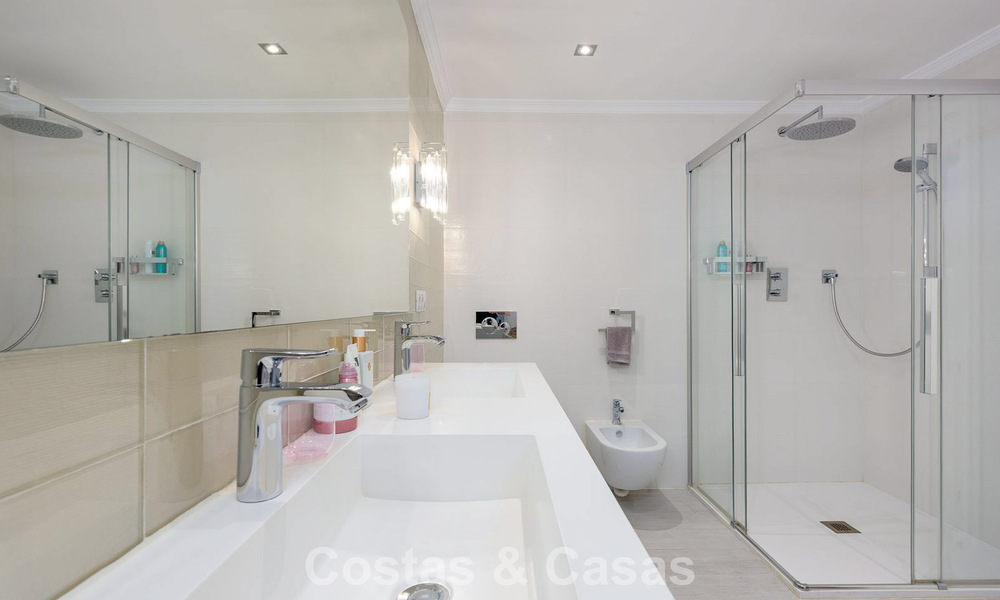 Spacious raised garden apartment with panoramic sea views for sale in Benahavis - Marbella 780238