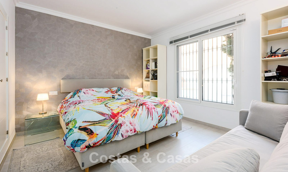 Spacious raised garden apartment with panoramic sea views for sale in Benahavis - Marbella 780239