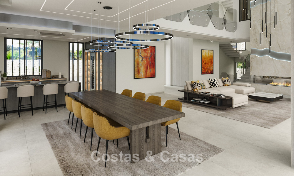 2 Sophisticated new build villas with sea views for sale close to all amenities on Marbella’s famous Golden Mile 780240