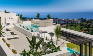 2 Sophisticated new build villas with sea views for sale close to all amenities on Marbella’s famous Golden Mile 780245 