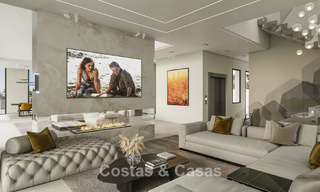 2 Sophisticated new build villas with sea views for sale close to all amenities on Marbella’s famous Golden Mile 780250 