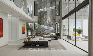 2 Sophisticated new build villas with sea views for sale close to all amenities on Marbella’s famous Golden Mile 780251 