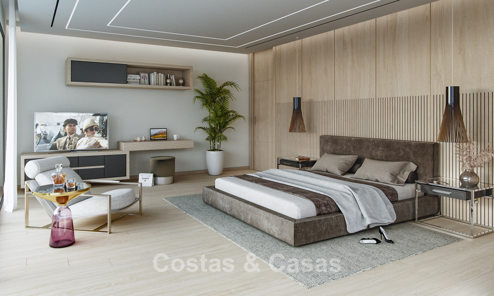 2 Sophisticated new build villas with sea views for sale close to all amenities on Marbella’s famous Golden Mile 780252