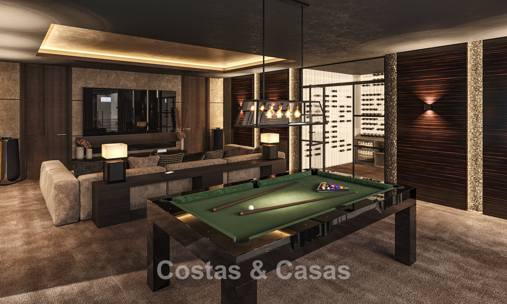 2 Sophisticated new build villas with sea views for sale close to all amenities on Marbella’s famous Golden Mile 780255