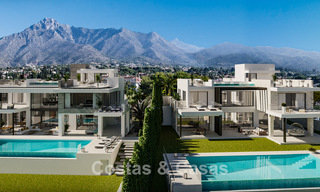2 Sophisticated new build villas with sea views for sale close to all amenities on Marbella’s famous Golden Mile 780256 