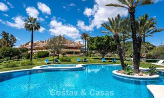 4 bedroom luxury apartment for sale in a prestigious gated complex, first line golf in Nueva Andalucia, Marbella 780340 