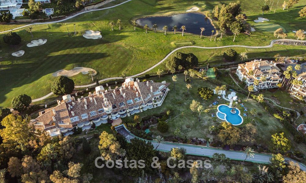 4 bedroom luxury apartment for sale in a prestigious gated complex, first line golf in Nueva Andalucia, Marbella 780373