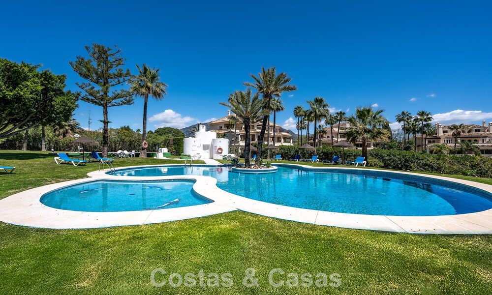 4 bedroom luxury apartment for sale in a prestigious gated complex, first line golf in Nueva Andalucia, Marbella 780375