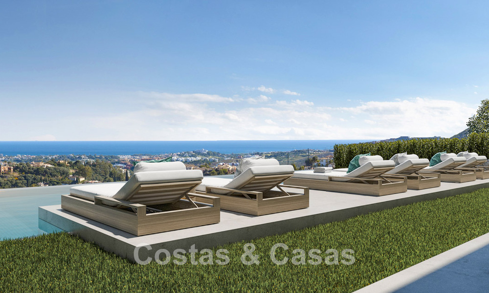 Exclusive luxury villa with classic, contemporary Andalusian architecture for sale in a gated community in Benahavis - Marbella 780385