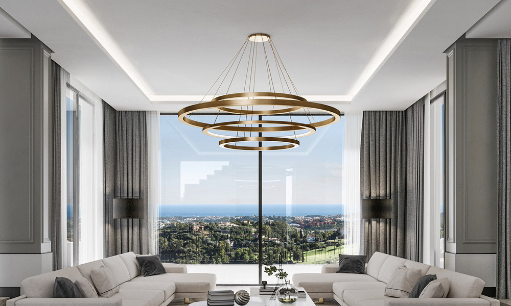 Exclusive luxury villa with classic, contemporary Andalusian architecture for sale in a gated community in Benahavis - Marbella 780390