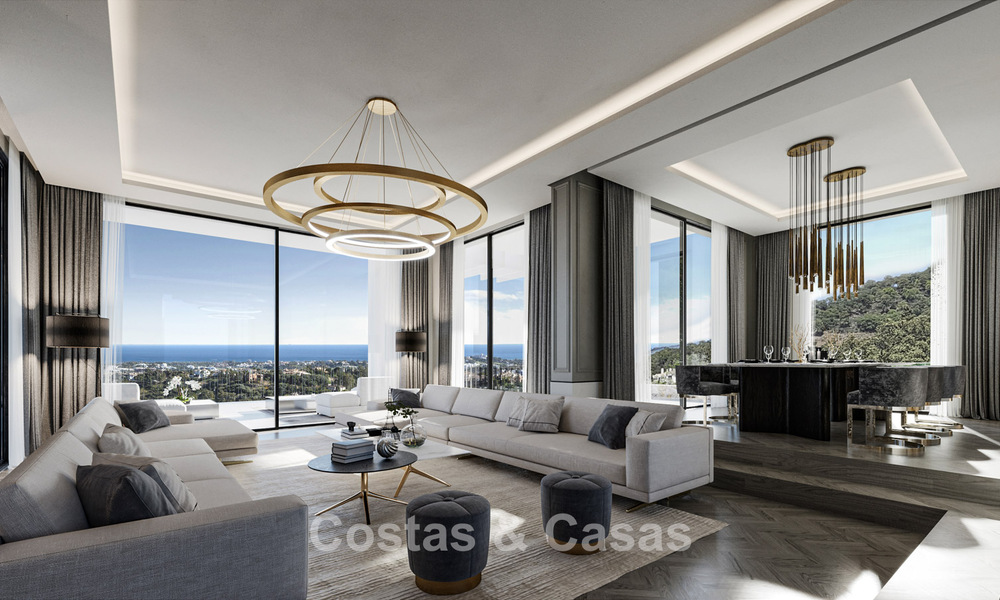 Exclusive luxury villa with classic, contemporary Andalusian architecture for sale in a gated community in Benahavis - Marbella 780391