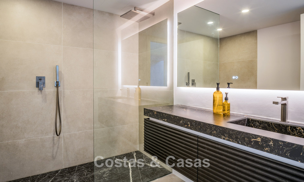Contemporary Mediterranean villa with modern touches for sale on Marbella’s Golden Mile 780404