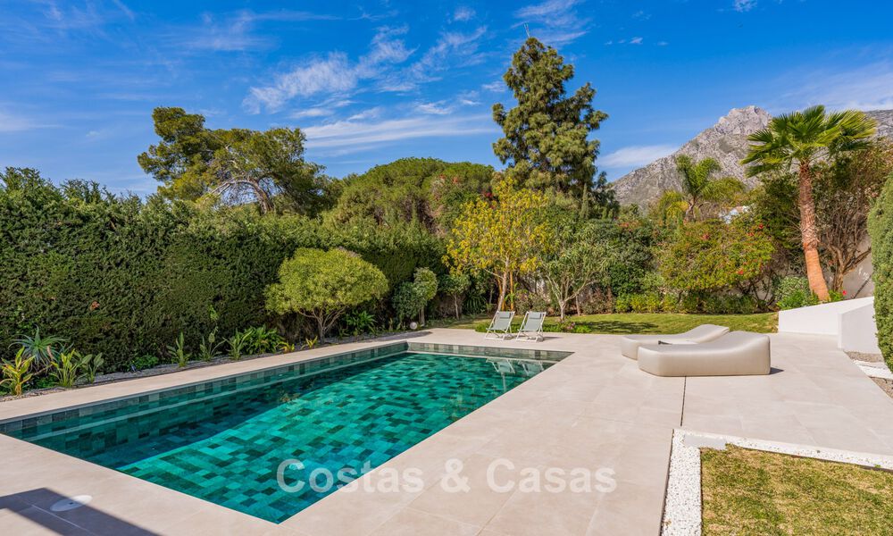 Contemporary Mediterranean villa with modern touches for sale on Marbella’s Golden Mile 780406