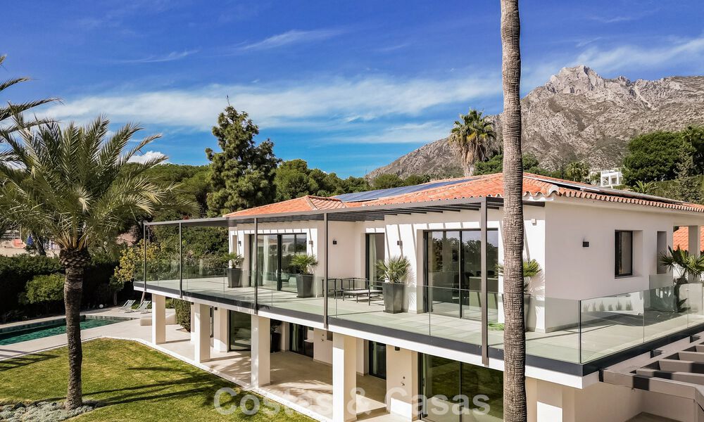 Contemporary Mediterranean villa with modern touches for sale on Marbella’s Golden Mile 780416