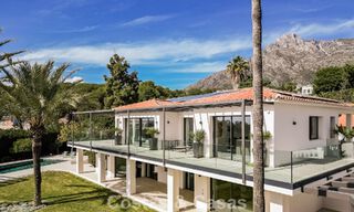 Contemporary Mediterranean villa with modern touches for sale on Marbella’s Golden Mile 780416 