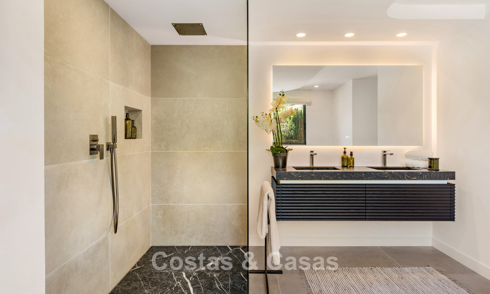 Contemporary Mediterranean villa with modern touches for sale on Marbella’s Golden Mile 780427