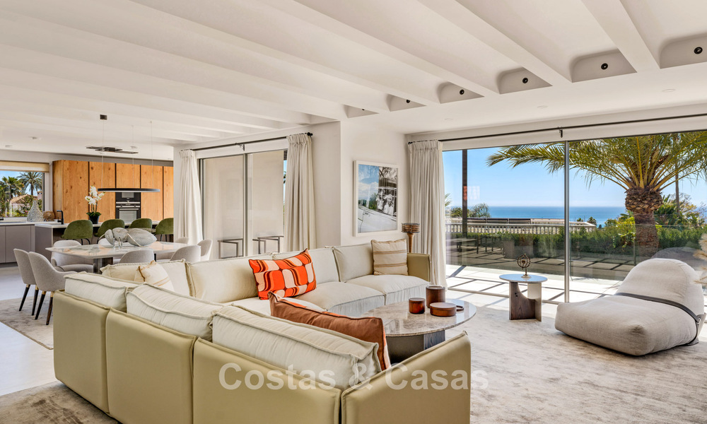Contemporary Mediterranean villa with modern touches for sale on Marbella’s Golden Mile 780428