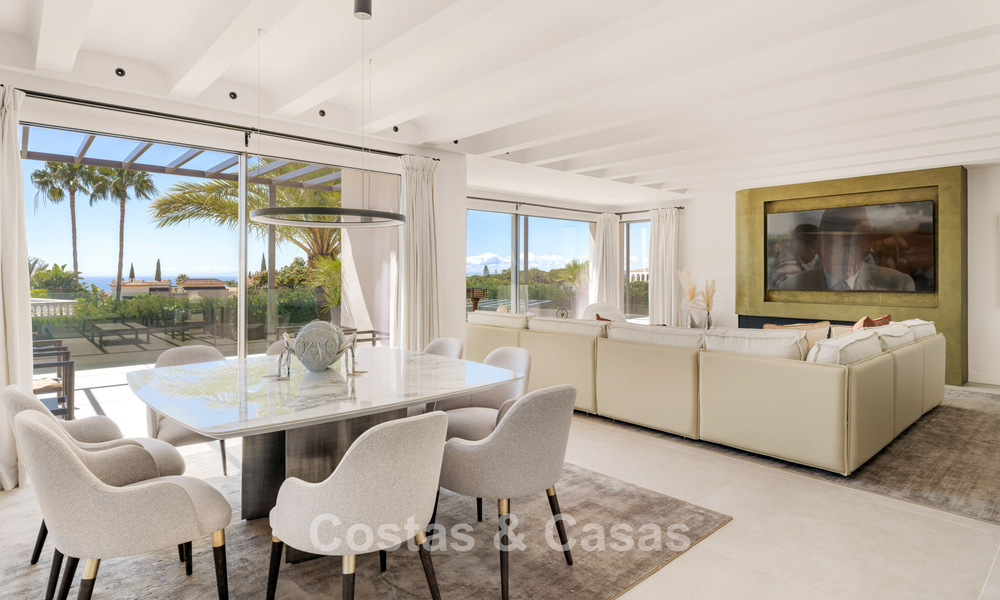 Contemporary Mediterranean villa with modern touches for sale on Marbella’s Golden Mile 780436