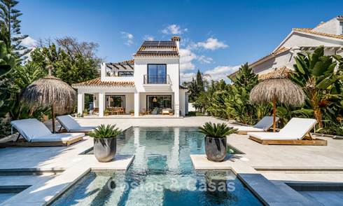 Spacious family villa with contemporary Andalusian charm for sale in Nueva Andalucia’s Golf Valley, Marbella 780450