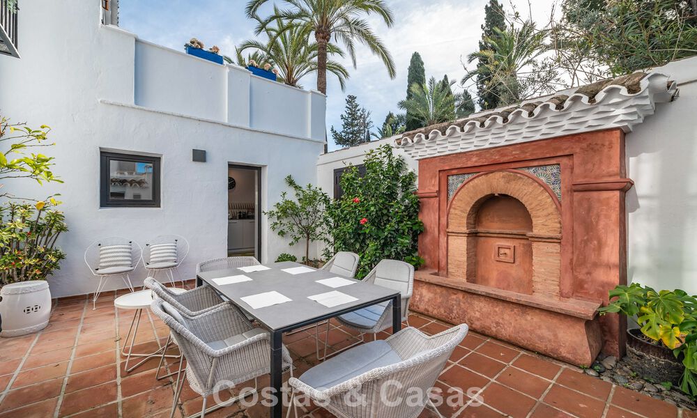 Charming corner townhouse for sale in an exclusive urbanization on Marbella’s Golden Mile 780497