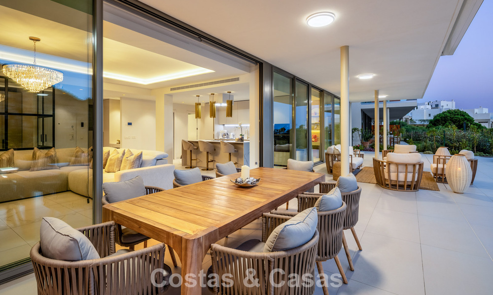 New luxury apartment for sale with large private garden and pool in a high-end lifestyle resort in Benalmadena, Costa del Sol 780578