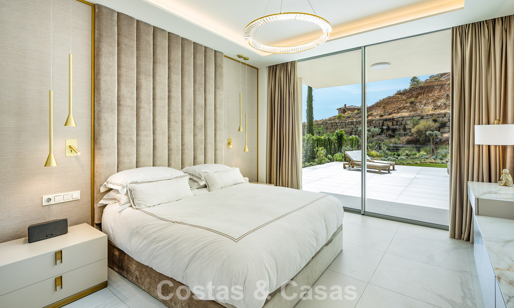 New luxury apartment for sale with large private garden and pool in a high-end lifestyle resort in Benalmadena, Costa del Sol 780583