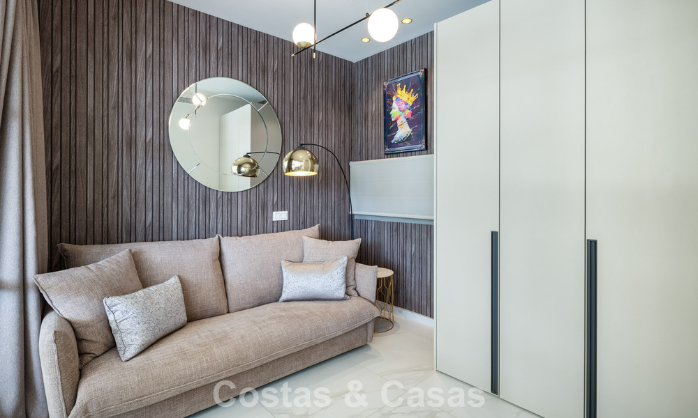 New luxury apartment for sale with large private garden and pool in a high-end lifestyle resort in Benalmadena, Costa del Sol 780586