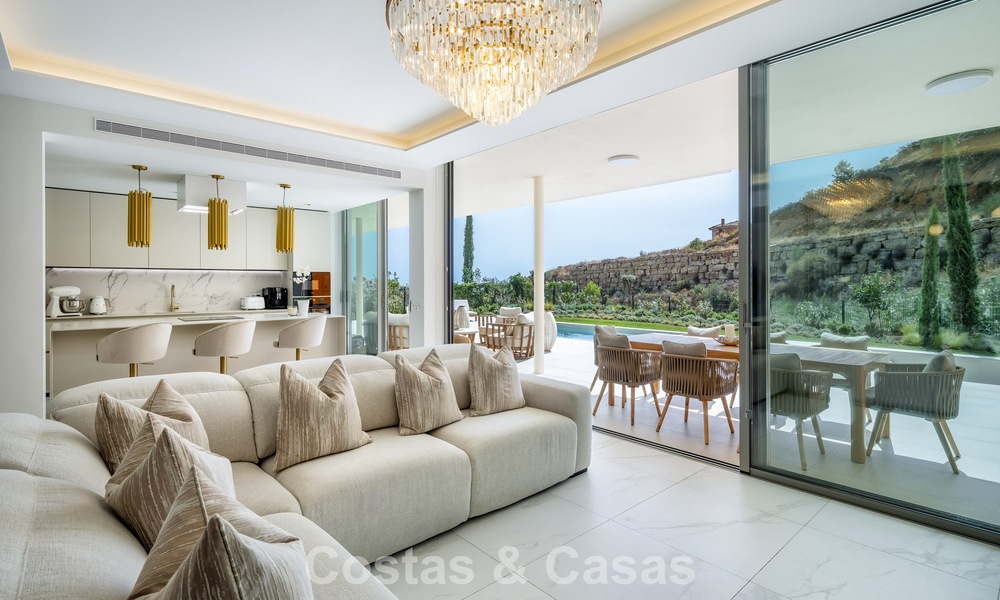 New luxury apartment for sale with large private garden and pool in a high-end lifestyle resort in Benalmadena, Costa del Sol 780587