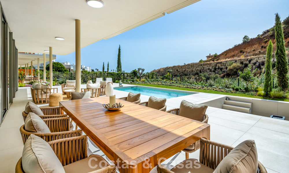New luxury apartment for sale with large private garden and pool in a high-end lifestyle resort in Benalmadena, Costa del Sol 780590