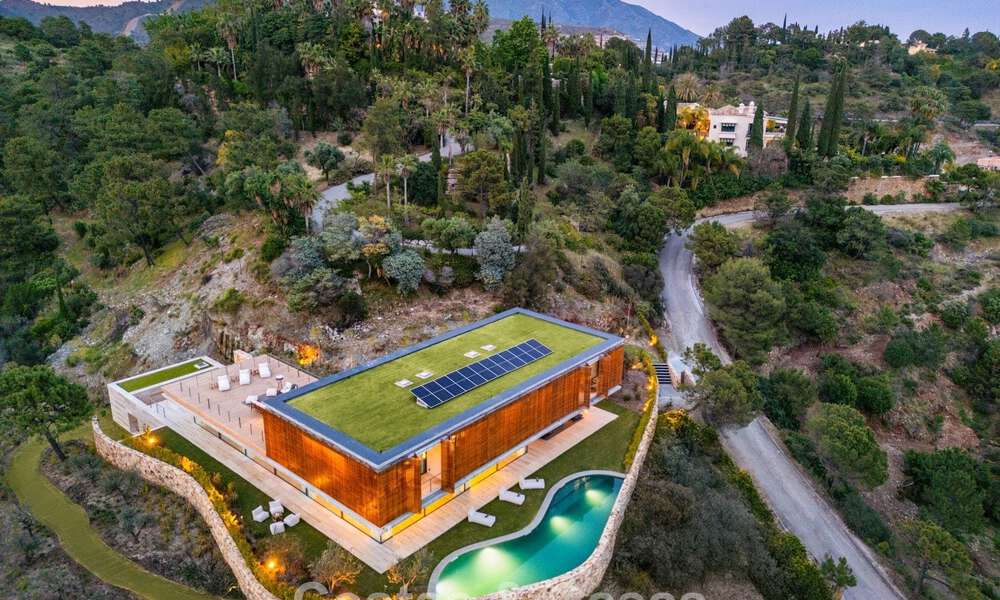 State-of-the-art luxury villa with breathtaking views for sale in exclusive El Madroñal, Benahavis - Marbella 780613