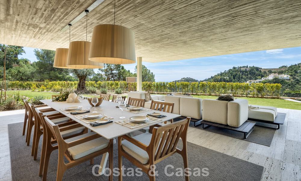 State-of-the-art luxury villa with breathtaking views for sale in exclusive El Madroñal, Benahavis - Marbella 780627