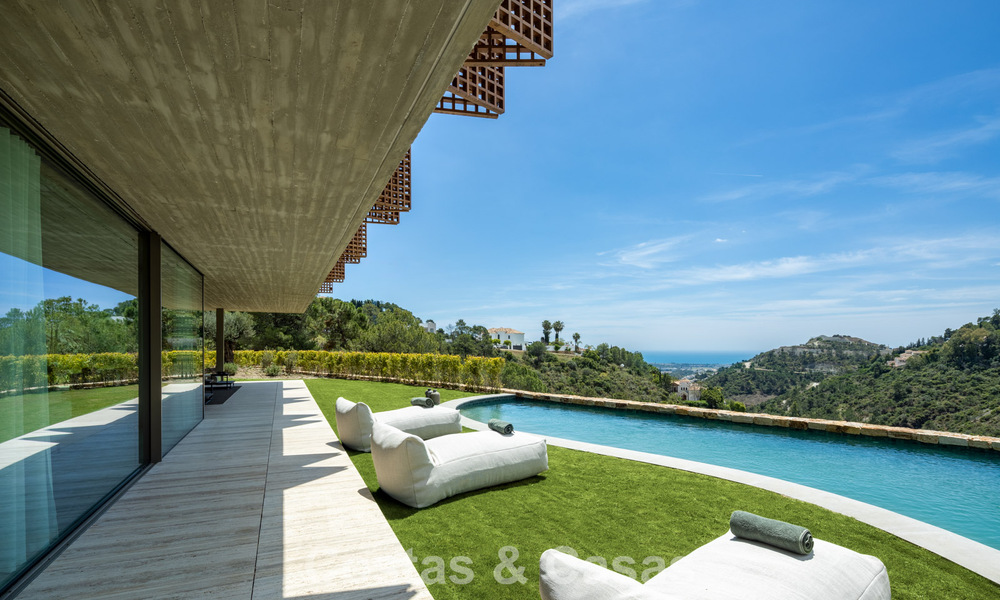 State-of-the-art luxury villa with breathtaking views for sale in exclusive El Madroñal, Benahavis - Marbella 780633