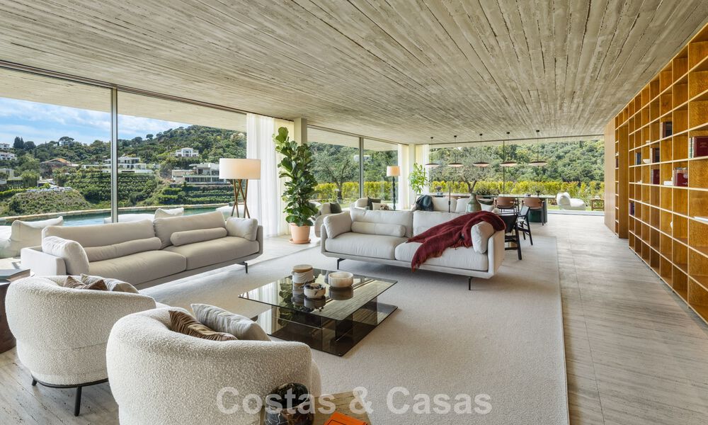 State-of-the-art luxury villa with breathtaking views for sale in exclusive El Madroñal, Benahavis - Marbella 780642