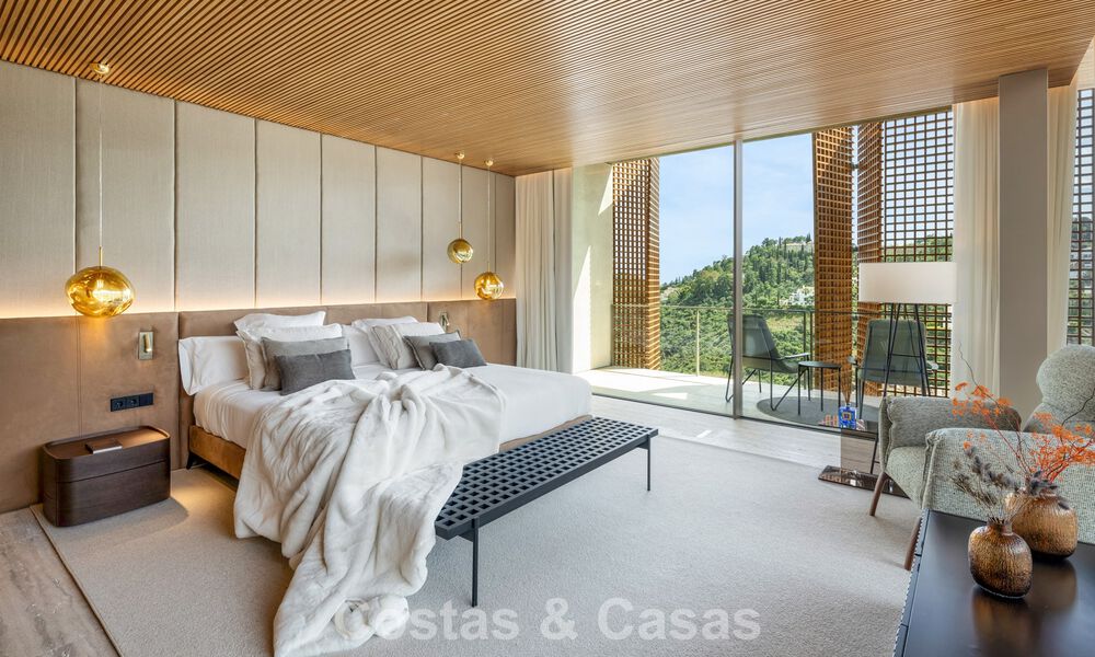 State-of-the-art luxury villa with breathtaking views for sale in exclusive El Madroñal, Benahavis - Marbella 780655