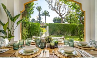 Renovated 3-bedroom garden apartment within walking distance to Puerto Banus in Nueva Andalucia, Marbella 780666 