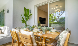 Renovated 3-bedroom garden apartment within walking distance to Puerto Banus in Nueva Andalucia, Marbella 780668 
