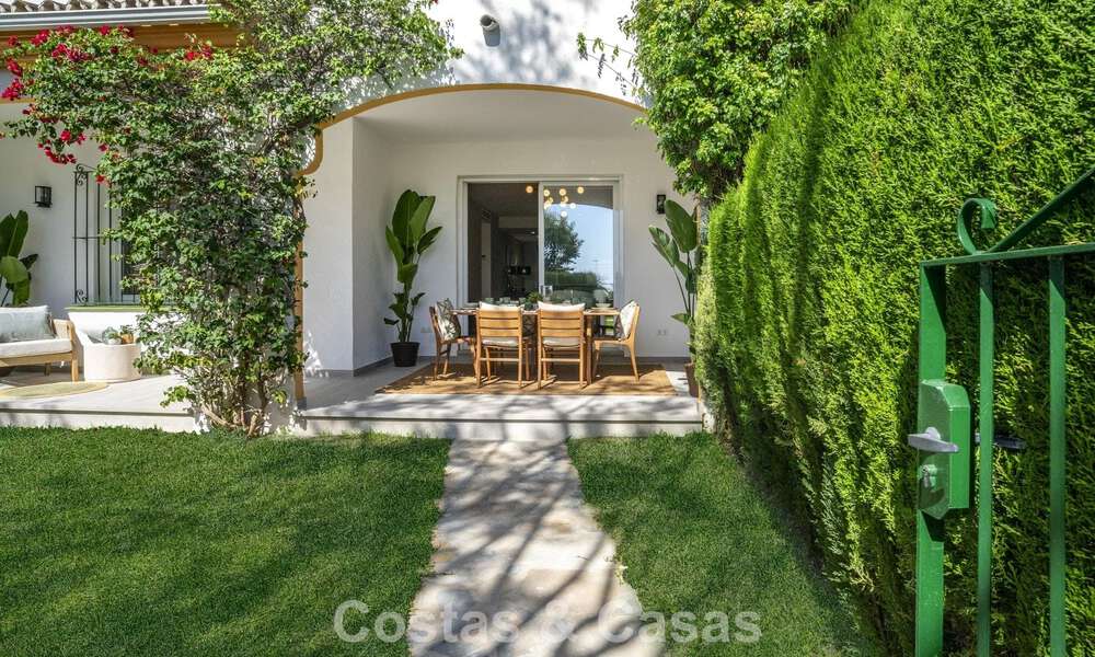 Renovated 3-bedroom garden apartment within walking distance to Puerto Banus in Nueva Andalucia, Marbella 780672