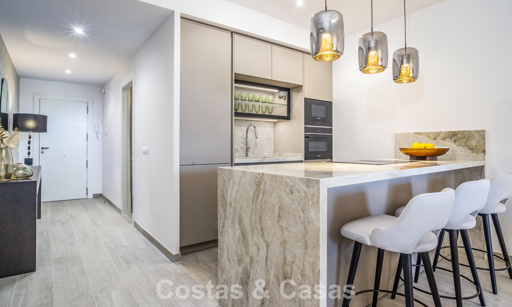 Renovated 3-bedroom garden apartment within walking distance to Puerto Banus in Nueva Andalucia, Marbella 780673