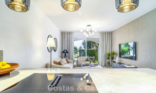 Renovated 3-bedroom garden apartment within walking distance to Puerto Banus in Nueva Andalucia, Marbella 780675 