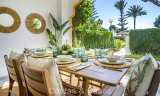 Renovated 3-bedroom garden apartment within walking distance to Puerto Banus in Nueva Andalucia, Marbella 780678 
