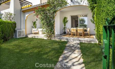 Renovated 3-bedroom garden apartment within walking distance to Puerto Banus in Nueva Andalucia, Marbella 780683