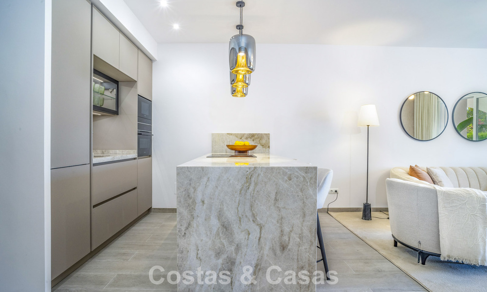 Renovated 3-bedroom garden apartment within walking distance to Puerto Banus in Nueva Andalucia, Marbella 780689