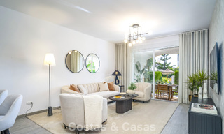 Renovated 3-bedroom garden apartment within walking distance to Puerto Banus in Nueva Andalucia, Marbella 780690 