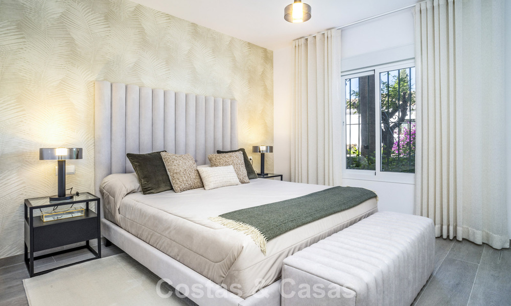 Renovated 3-bedroom garden apartment within walking distance to Puerto Banus in Nueva Andalucia, Marbella 780693